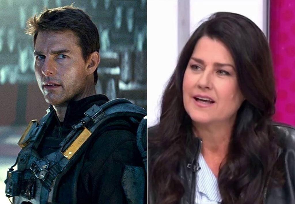 Tom Cruise e Cathy Schenkelberg - Montagem