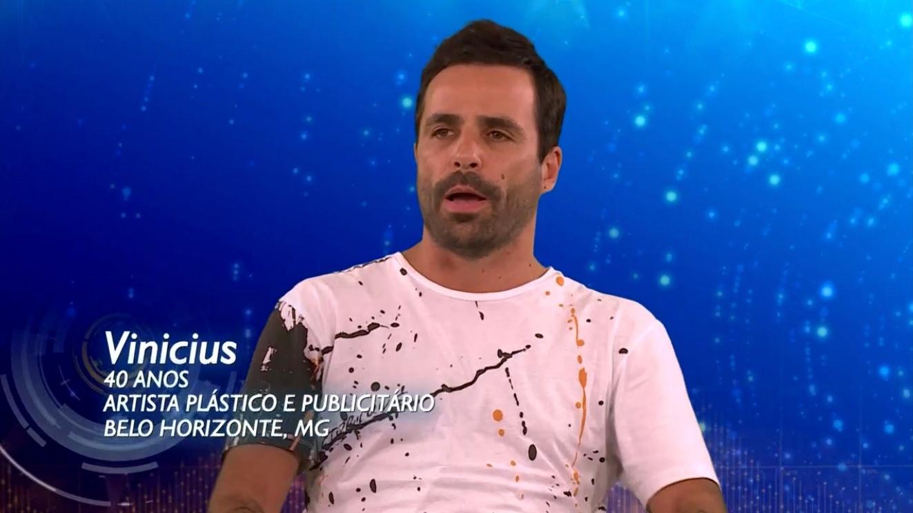 Vinicius é o décimo oitavo participante do "BBB19" - Reprodução/TvGlobo