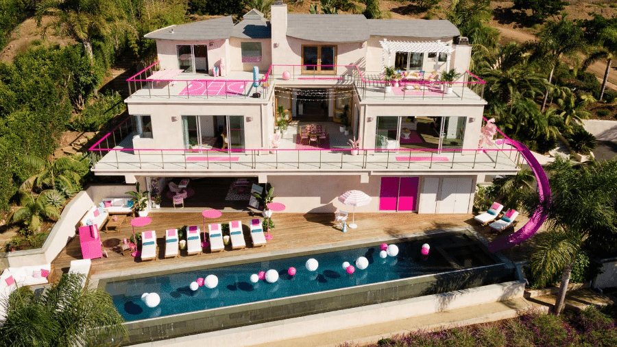 Barbie Malibu Dreamhouse pode ser alugada por duas noites no Airbnb - Divulgação/Airbnb