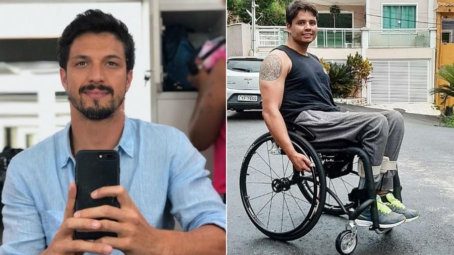 Romulo Estrela presenteou Carlos Souza com cadeira de rodas - Reprodução/Instagram
