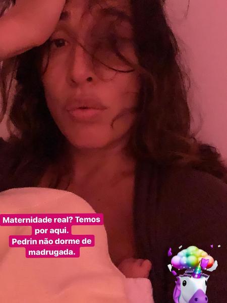 Giselle Itié mostra seu momento "maternidade real" - Reprodução/Instagram