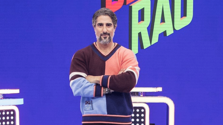 Marcos Mion no palco do "Caldeirão", da Globo - Divulgação TV Globo