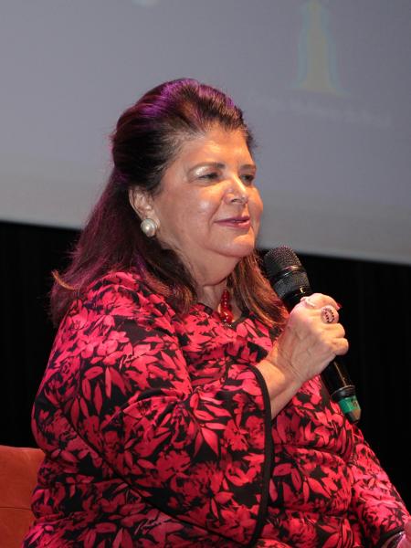 Luiza Helena Trajano fala em evento da Conecta, projeto que capacita mulheres para a política, em São Paulo - Divulgação