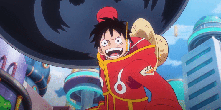 Luffy de "One Piece" no arco de Egghead Luffy de "One Piece" no arco de Egghead