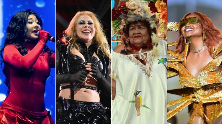 As cantoras paraenses Zaynara, Joelma, Dona Onete e Gaby Amarantos As cantoras paraenses Zaynara, Joelma, Dona Onete e Gaby Amarantos