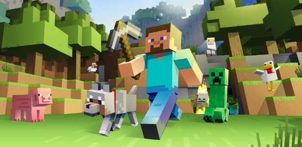 Um dos maiores sucessos dos games, "Minecraft" será compatível com realidade virtual - Divulgação