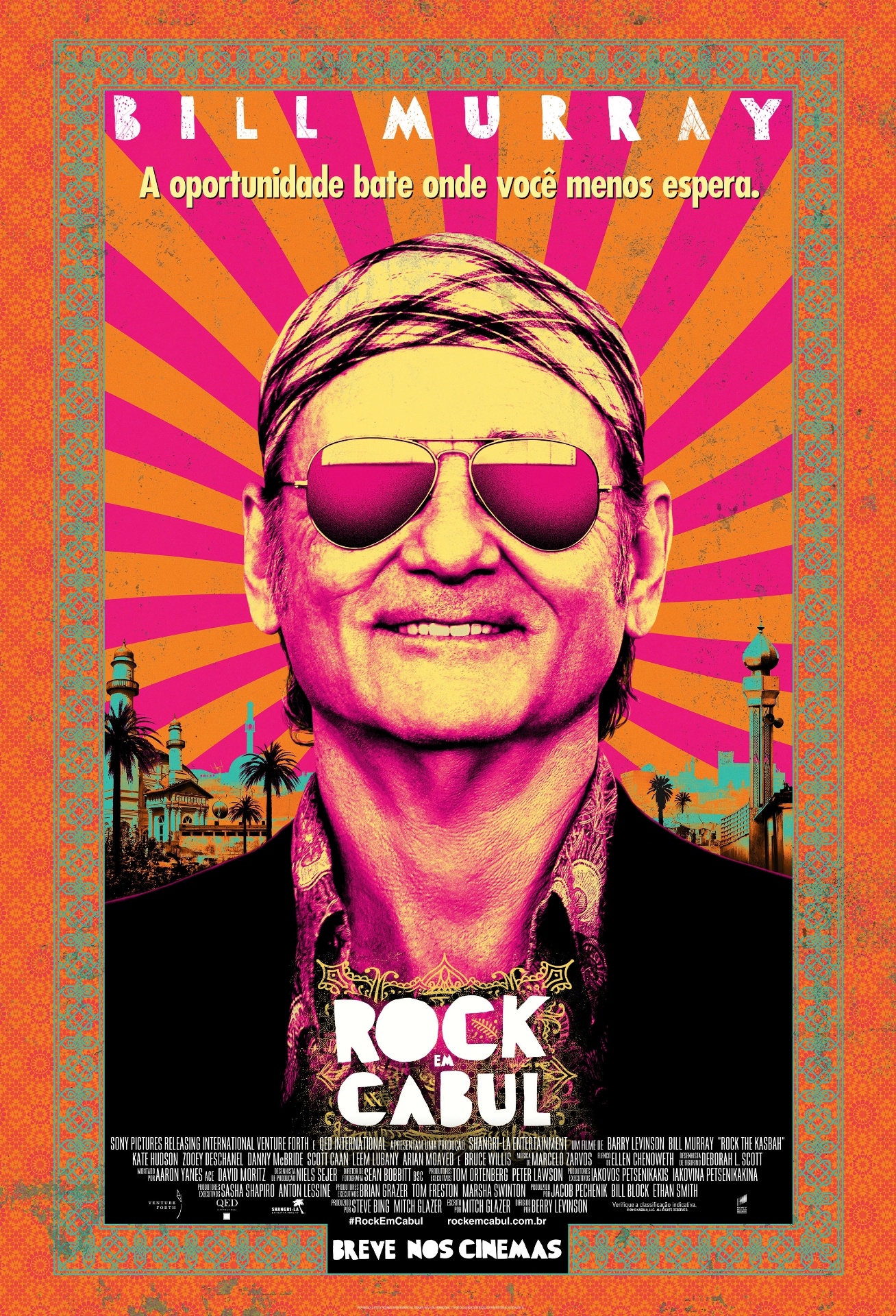 Pôster do filme "Rock em Cabul" - Divulgação