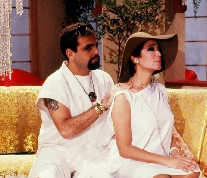 Guilherme Karan contracena com Susana Vieira em "Partido Alto" (1984) - Nelson Di Rago/TV Globo/Divulgação