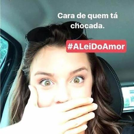 Alice Wegmann posta foto "chocada" após descobrir final de Marina/Isabela em "A Lei do Amor" - Reprodução/Instagram