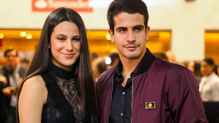 Sophia chegou acompanhada do irmão Enzo - Manuela Scarpa/Brazil News - Manuela Scarpa/Brazil News