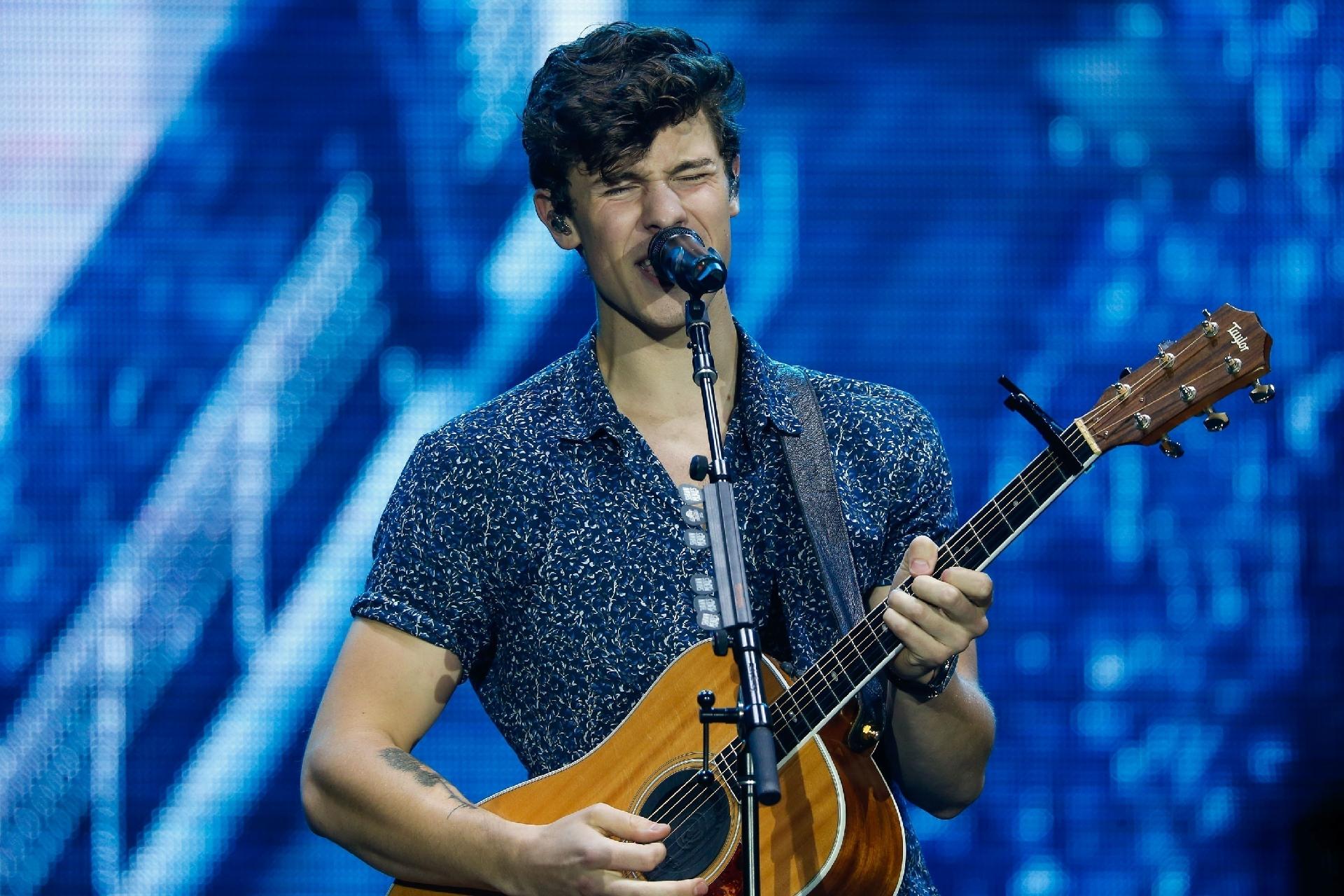 Shawn Mendes estreou no Brasil em grande estilo. O primeiro show do canadense no país foi de cara no principal palco do Rock in Rio - Marco Antonio Teixeira/UOL