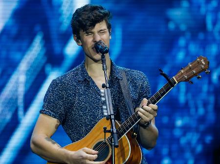 O cantor canadense Shawn Mendes, uma das atrações internacionais do VillaMix Goiânia - Marco Antonio Teixeira/UOL