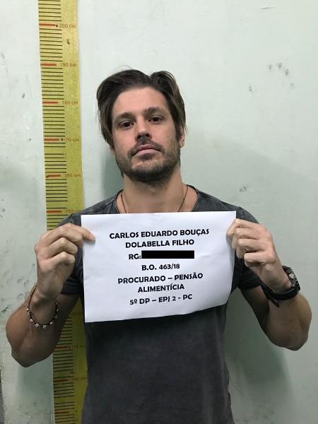 Dado Dolabella está preso em São Paulo - Divulgação/Polícia Civil
