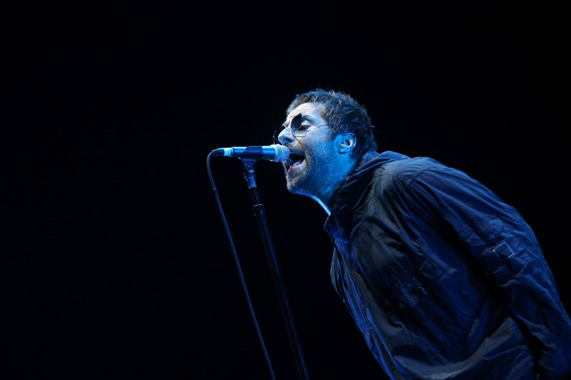 Liam Gallagher se apresenta no Lollapalooza Brasil 2018 - Ricardo Matsukawa/UOL