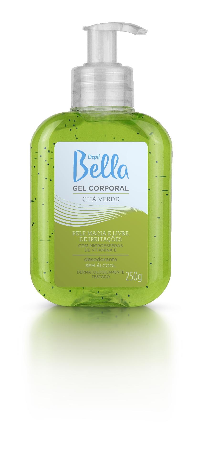 Gel Corporal Chá Verde Depil Bella: com microesferas de vitamina E, para pele macia e livre de irritações, R$13,80, www.depilbella.com.br - Divulgação