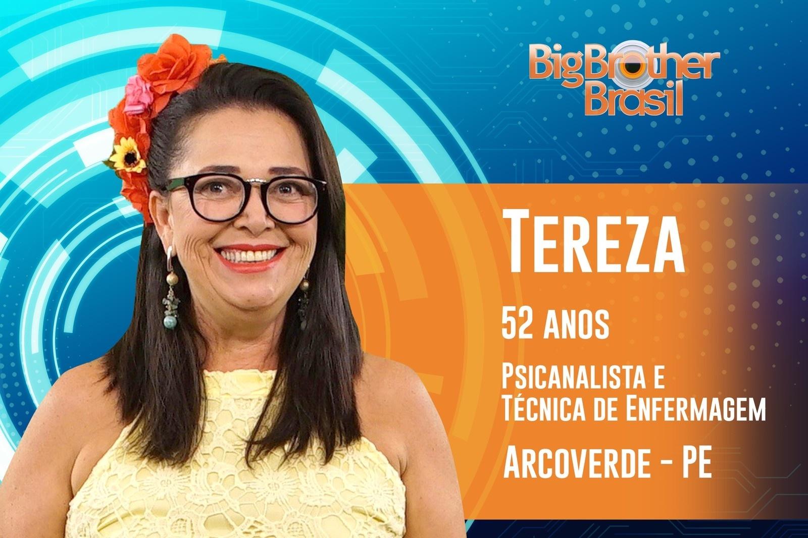 Tereza é a décima sexta participante do ?BBB19? - Reprodução/TvGlobo