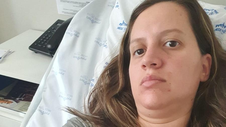 Larissa Leiros Baroni ficou internada por 4 dias por conta de uma infecção nos rins - Arquivo pessoal
