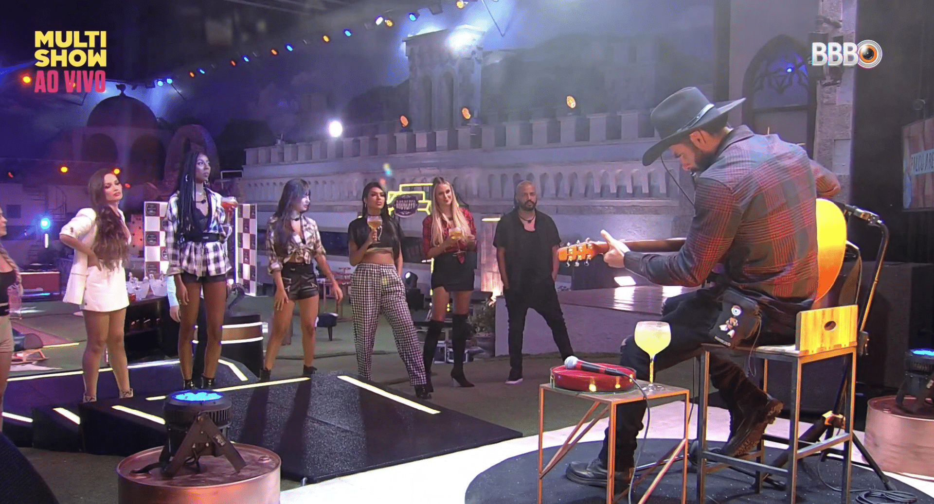 BBB 21: Rodolffo faz show para sisters - Reprodução/Globoplay