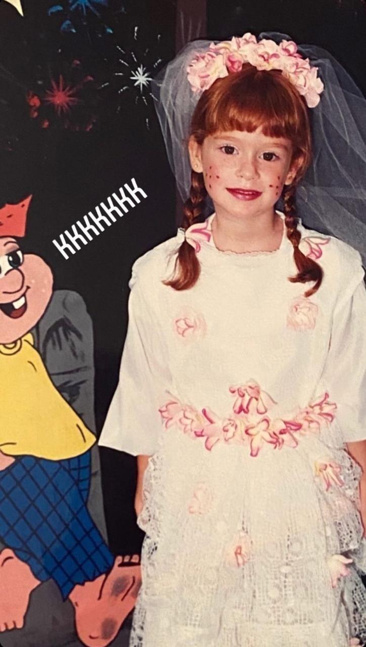 Marina Ruy Barbosa na infância - Reprodução/Instagram