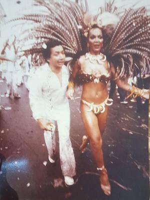 1ª rainha de bateria era travesti: conheça Eloína dos Leopardos