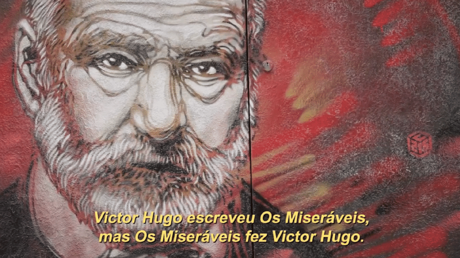 Victor Hugo, autor de Os Miseráveis - Captura de tela do filme "Victor Hugo e os Miseráveis"