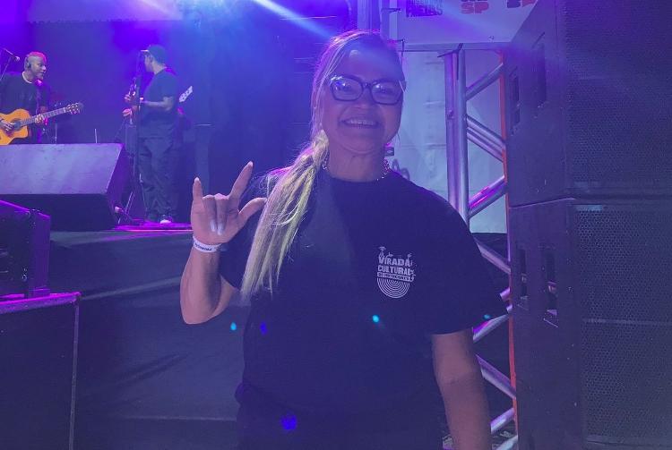 Flávia Cristina fez interpretação dos shows na Arena Capela do Socorro na Virada Cultural de 2024