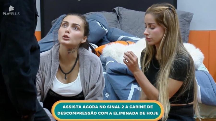 Fernanda e Babi conversam sobre Nessa - Reprodução/Playplus