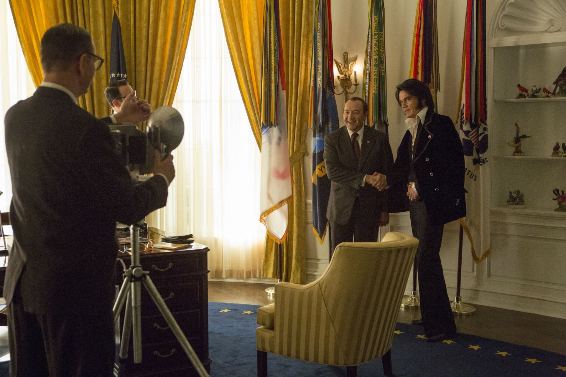 Cena do filme "Elvis & Nixon" - Divulgação