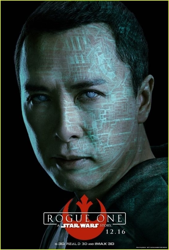 Pôsteres individuais de "Rogue One: Uma História de Star Wars" - Divulgação