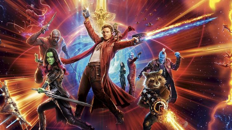 Pôster de "Guardiões da Galáxia Vol. 2", de James Gunn - Reprodução - Reprodução