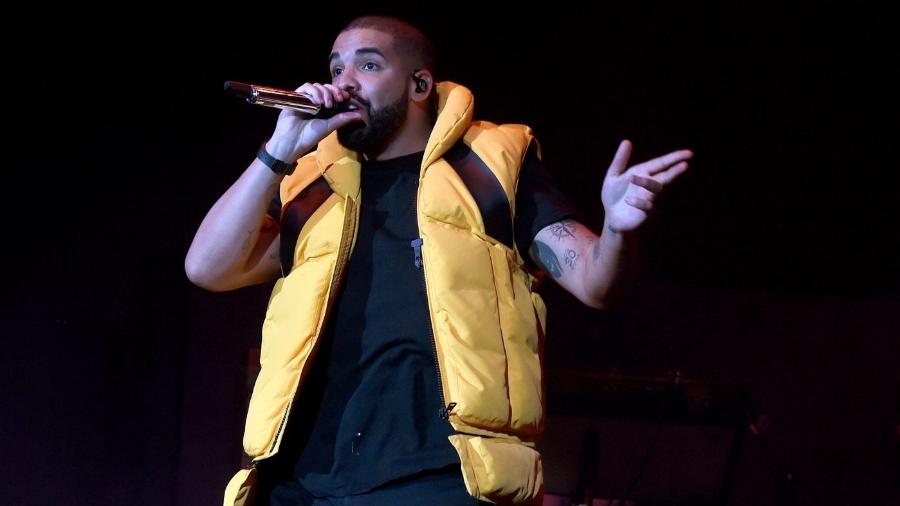 O rapper canadense Drake, imã de recordes - Getty Images