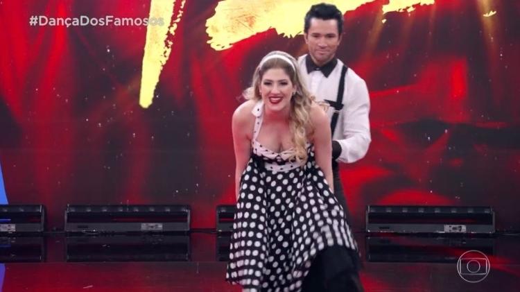 Dani Calabresa se apresenta na "Dança dos Famosos" - Reprodução/TV Globo - Reprodução/TV Globo