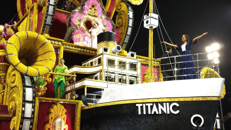 Império de Casa Verde homenageia o cinema e traz um Titanic para o Anhembi - Reprodução/Twitter