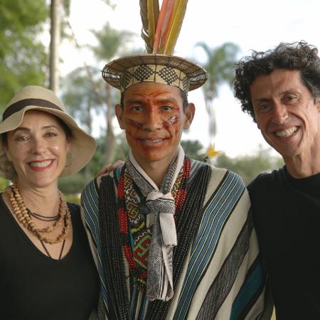 Christiane Torloni, Benki Piyãko e Miguel Przewodowski - Divulgação - Divulgação