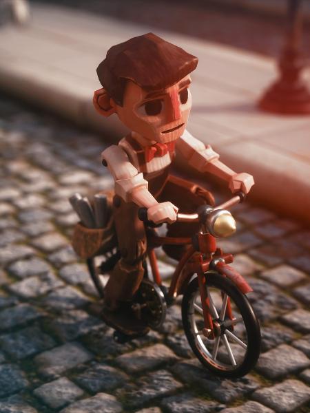 Cena do filme em realidade virtual A Linha - Divulgação - Divulgação