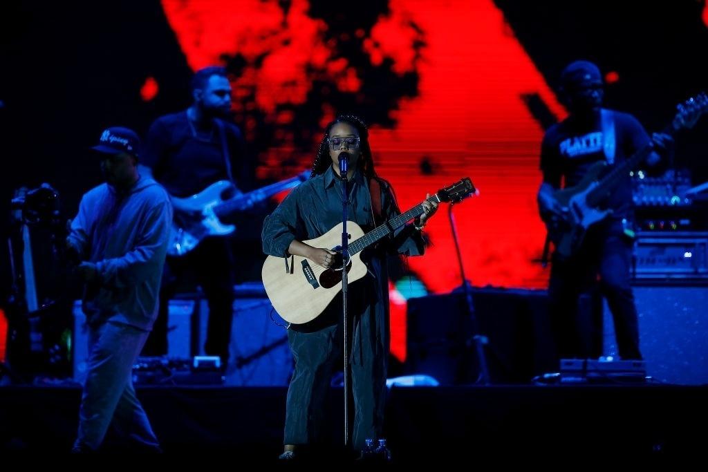 A cantora Gabriella Wilson, conhecida como H.E.R, no Rock in Rio 2019 - WAGNER MEIER/GETTYIMAGES