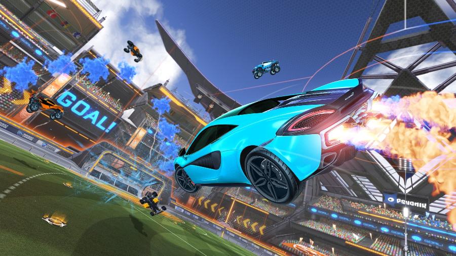 CARROS Jogando Futebol - Rocket League - IR GAMES 