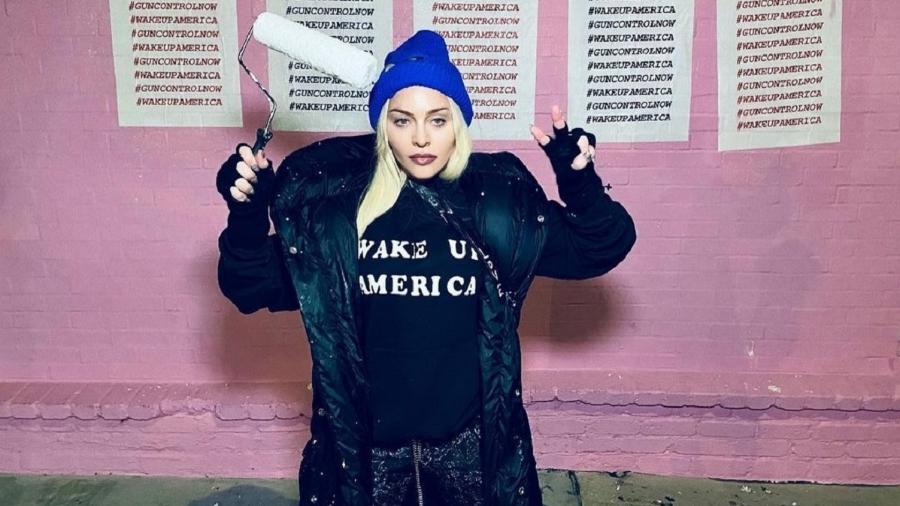 Madonna protesta a favor do controle de armas nos Estados Unidos - Reprodução/Instagram