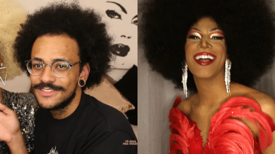 BBB 21: João Luiz se monta de drag queen - Reprodução/Youtube