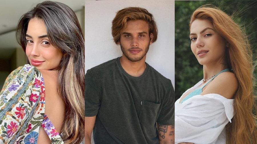 Letícia Almeida, Jonathan Couto e Sarah Poncio protagonizam a treta que envolve traição, divórcio e filhos - Reprodução/Instagram
