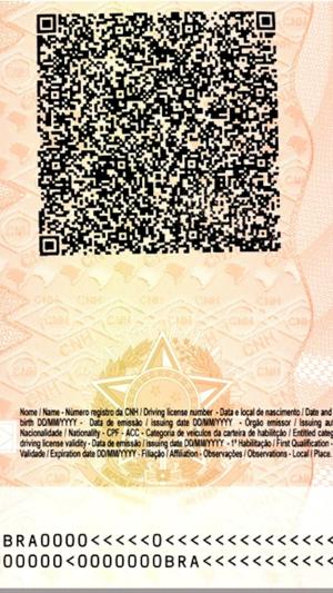Nova CNH traseira QR Code - Reprodução/Contran