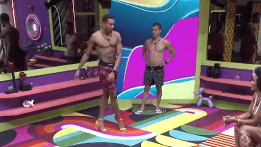 BBB 22: Brothers subiram no salto e animaram a madrugada - Reprodução/Globoplay