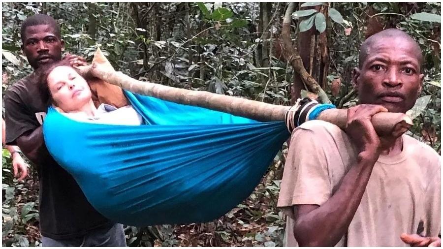 Ashley Judd recordou acidente que sofreu no Congo, na África - Reprodução: Instagram