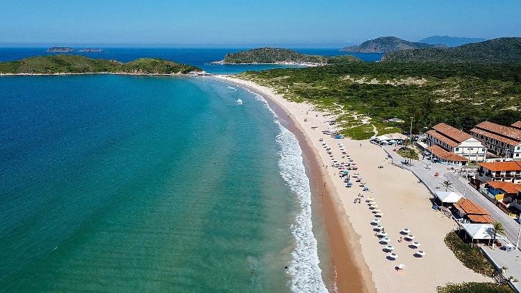 Praia do Peró, Cabo Frio (RJ): litoral é o destino preferido do verão