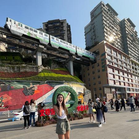 Estação de Liziba, em Chongqing, na China - Reprodução/Trip.com