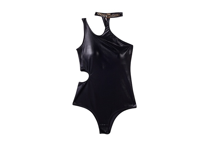 Body em material com efeito emborrachado, da Carmen Steffens. Preço: R$ 349,90. Informações: www.carmensteffens.com.br | Preço e disponibilidade pesquisados em outubro de 2015 e sujeitos a alterações - Divulgação