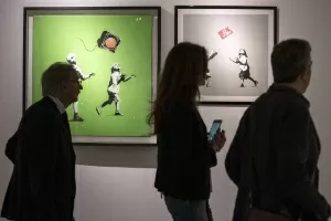 Mostra convida à reflexão sobre temas caros ao artista: guerra, capitalismo e liberdade - Massimo Percossi/Ansa