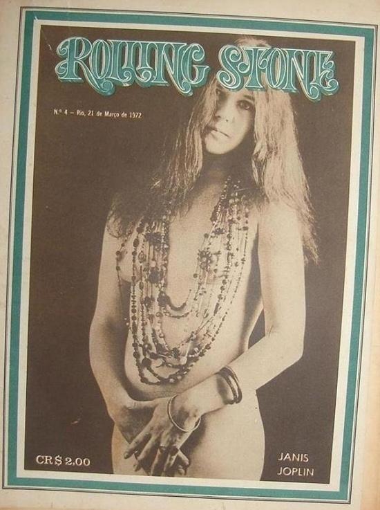 Janis Joplin estampa a capa da "Rolling Stone" número 4 - Reprodução
