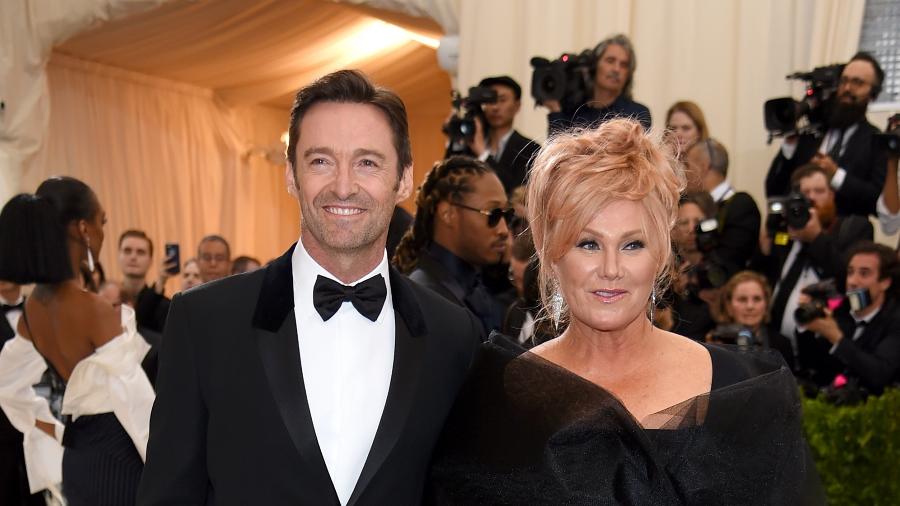 O ator Hugh Jackman e a atriz Deborra-Lee Furness 