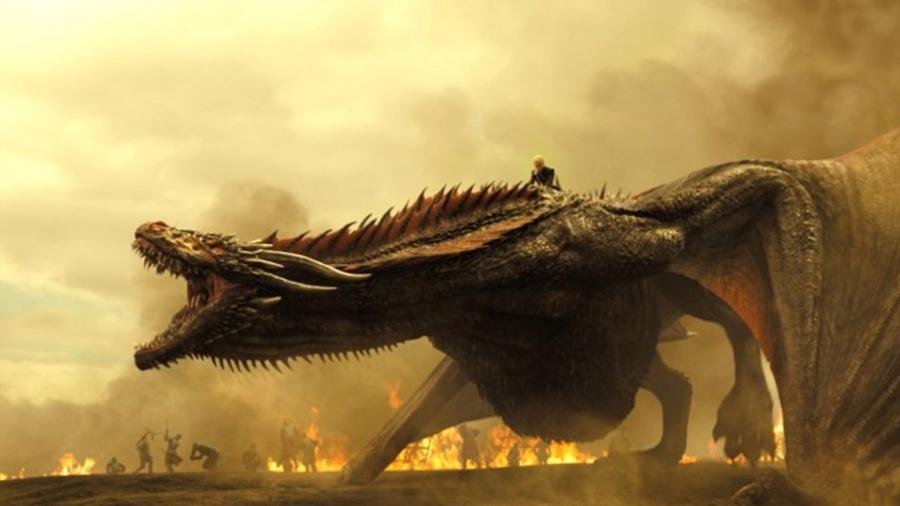 Dragão de Daenerys está maior do que nunca em nova foto da sétima temporada de "Game of Thrones" - Reprodução/Entertainment Weekly